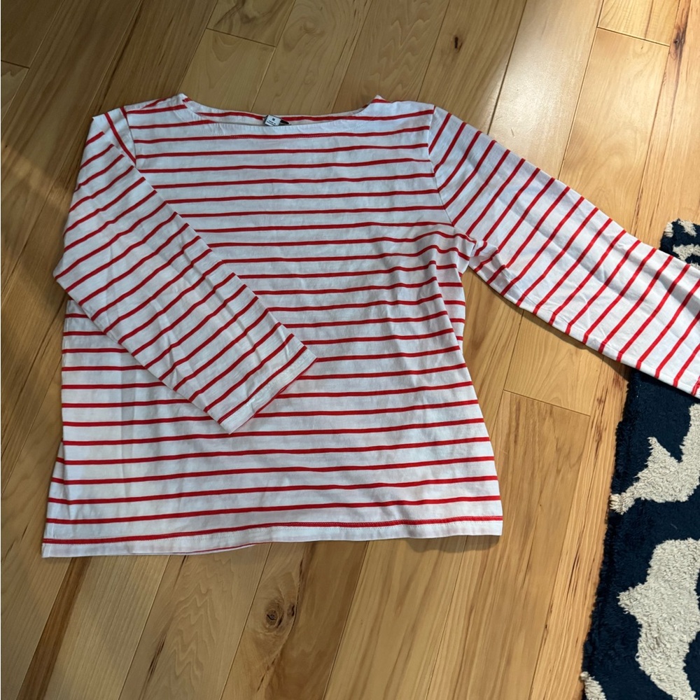 3/4 length sleeve boatneck tee